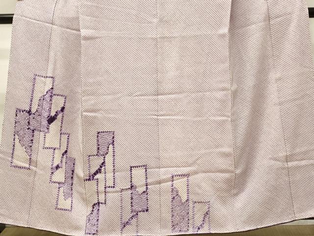 平和屋の平和屋着物■訪問着 総絞り 短冊文 正絹 逸品 DABH4097qp｜アングル3