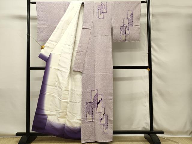 平和屋の平和屋着物■訪問着 総絞り 短冊文 正絹 逸品 DABH4097qp｜アングル2