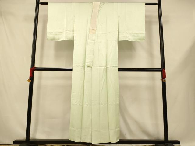 Rakuten - 平和屋着物■長襦袢　無双仕立て　霞地紋　薄萌葱色　正絹　逸品　AABE1131fw