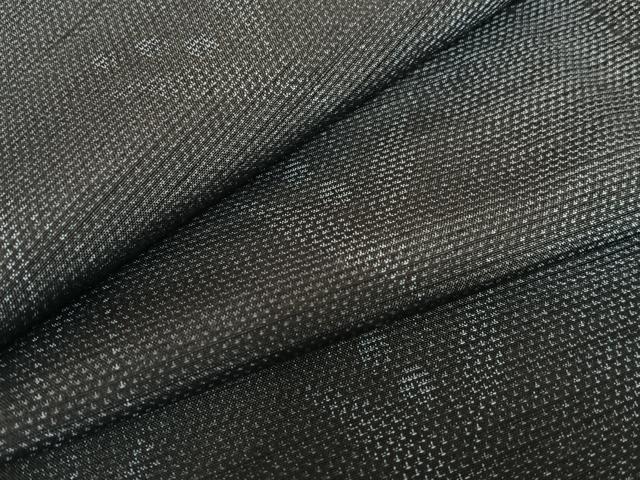 平和屋着物●上質な紬　草木文　正絹　逸品　未使用　AABC0075zg