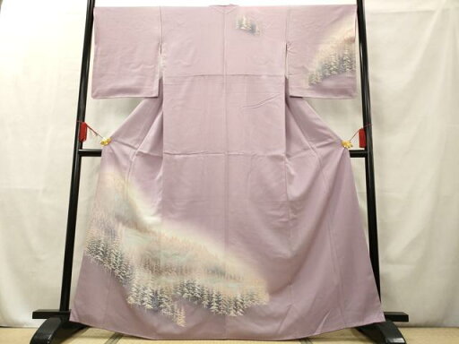 平和屋着物■訪問着 手描き 風景文 正絹 逸品 AAAQ7158cg 平和屋着物■訪問着 手描き 風景文 正絹 逸品 AAAQ7158cg