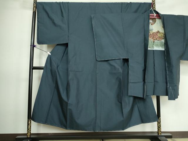 平和屋着物■男性 本場大島紬 アンサンブル 亀甲柄 正絹 逸品 未使用 DAAJ0200ma