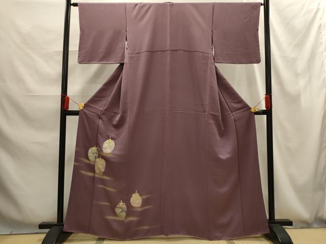 Kimono - 平和屋着物■訪問着　仕覆文　暈し染め　金銀彩　正絹　逸品　AABG1273sx