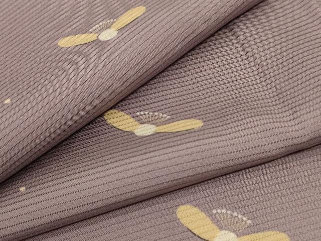 Full-Length Under-Kimono - 平和屋着物＊夏物　小紋　絽　舞花文　正絹　逸品　AABA2774jd