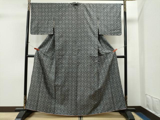 平和屋着物■上質な紬　蜀江文　正絹　逸品　CAAP3916yc