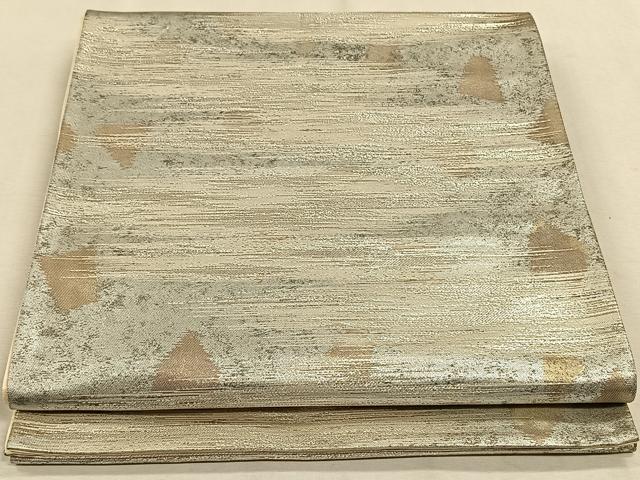 乐天商城 - 平和屋着物◎六通柄袋帯　霞文　銀糸　正絹　逸品　CAAW3308qv