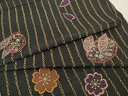 平和屋着物●袋帯 帯反物 刺繍 パッチワーク 雪うさぎ 舞桜 逸品 未使用 DAAS6575zzz
