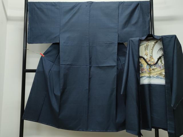 平和屋着物●男性 本場大島紬 アンサンブル 100亀甲 総詰め 正絹 逸品 未使用 CAAT7006vf