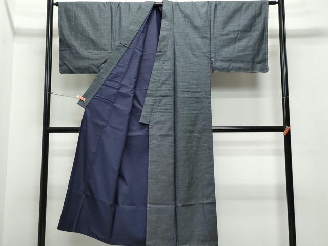 平和屋着物●男性　本場大島紬　アンサンブル　80亀甲　総詰め　正絹　逸品　未使用　CAAT7008vf