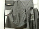 平和屋着物●男性 本場大島紬 アンサンブル 100亀甲 総詰め 松山茂治作 証紙付き キングサイズ 正絹 逸品 未使用 CAAU1633yc