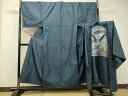 平和屋着物●男性 本場大島紬 アンサンブル 100亀甲 総詰め 正絹 逸品 未使用 DAAU0578tw