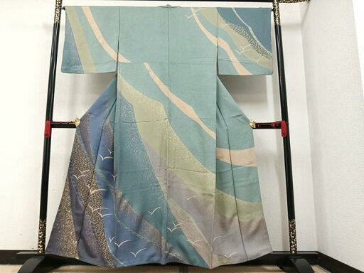 平和屋着物■訪問着 飛鳥文 金彩 正絹 逸品 AAAW5606ph 平和屋着物■訪問着 飛鳥文 金彩 正絹 逸品 AAAW5606ph