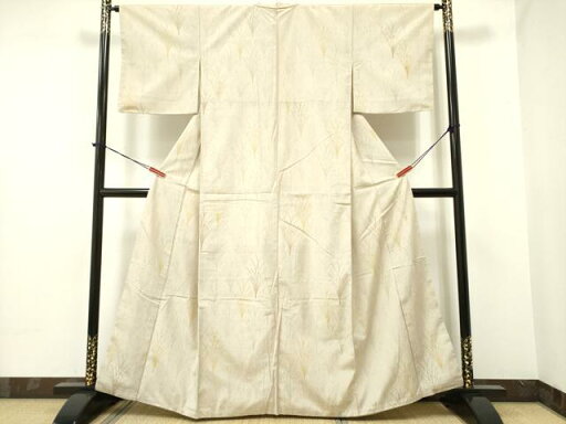 平和屋着物●付下げ 紬地 芒 ススキ 正絹 逸品 DAAO1745yyy 平和屋着物●付下げ 紬地 芒 ススキ 正絹 逸品 DAAO1745yyy