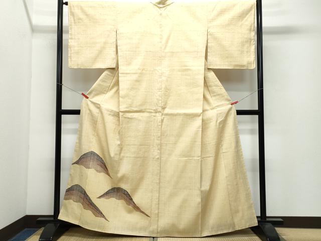 平和屋着物□小振袖 二尺袖 舞花文 暈し染め 金彩 洗える