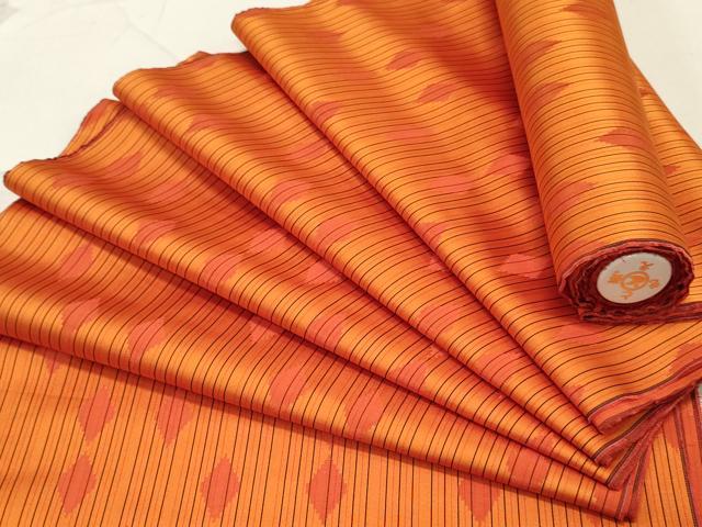 平和屋着物▼羽織・雨コート　反物　羽尺　菱文　未使用　DAAY7519zy