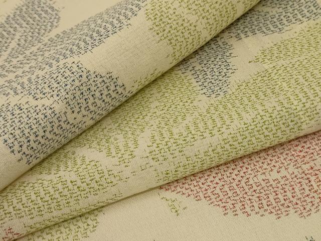 Summer Wear - 平和屋着物＊夏物　紗紬　楓文　正絹　逸品　AABA2795jd
