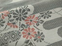 平和屋着物■上質な紬 エ霞草花文 正絹 逸品 CAAP3863yc