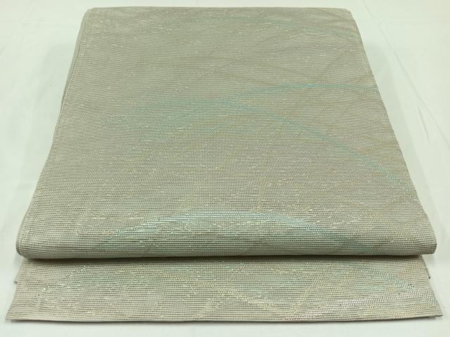 平和屋着物＊夏物　六通柄袋帯　芝文　金糸　正絹　逸品　AAAW3855jh