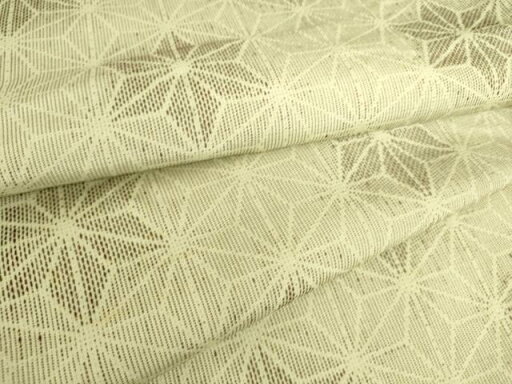 平和屋着物▽上質な紬 単衣 麻の葉文 正絹 逸品 DAAP3961az 平和屋着物▽上質な紬 単衣 麻の葉文 正絹 逸品 DAAP3961az