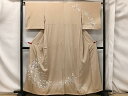 平和屋着物■訪問着 友禅 作家物 草花文 暈し染め 正絹 逸品 CAAO2140xi