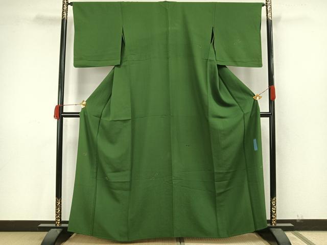 平和屋着物□極上 世界的人形師 辻村寿三郎 ジュサブロー 小紋 舞蝶花