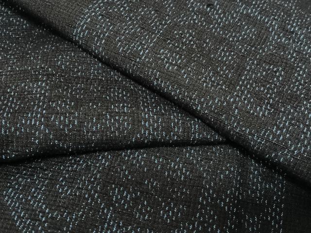乐天商城 - 平和屋着物●結城紬　花亀甲文　正絹　逸品　AAAW9175zg