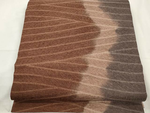 平和屋着物▽スリーシーズン　春夏秋　全通柄袋帯　櫛織り　道長文　やまと誂製　正絹　逸品　CAAY9233yk