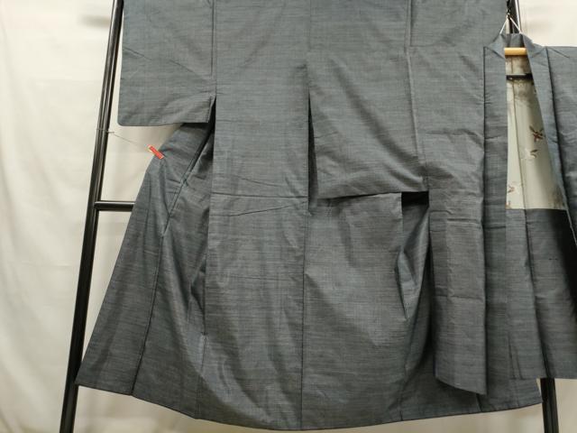 平和屋着物■男性 本場大島紬 アンサンブル 格子 正絹 逸品 DAAL6712ar