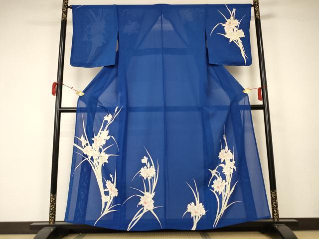 平和屋着物＊夏物　訪問着　絽　草花文　正絹　逸品　未使用　AABA2826jd