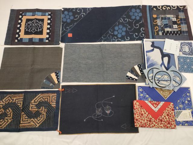 平和屋着物▼和装小物 風呂敷・コースター・ドイリーまとめて10点 テーブルクロス 近藤悠三 刺し子 源右衛門窯 逸品 DABC1319zzz