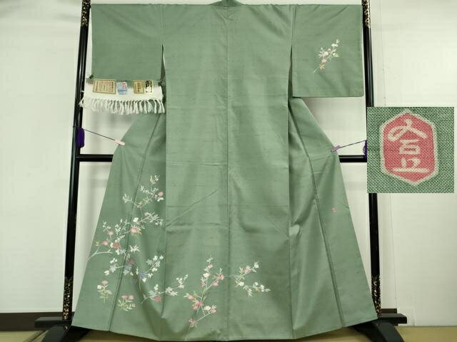 Ｓすごく大きいサイズお上正絹絽の無地ピンク地証紙付き作家物成竹登茂男落款入 楽天市場】成竹登茂男の通販