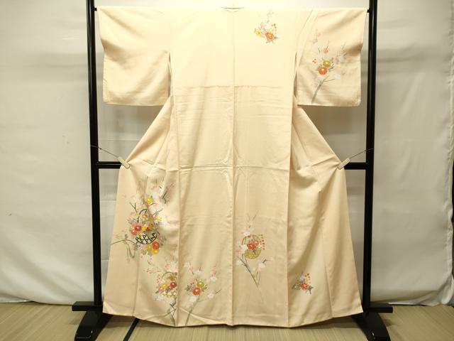 平和屋着物■訪問着 花籠文 金彩 正絹 逸品 CAAL1365ku
