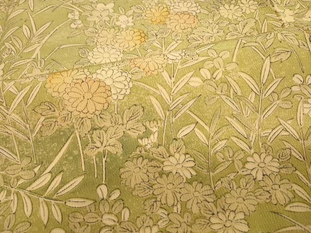 平和屋着物■上質な小紋 草花文 暈し染め 正絹 逸品 CAAL3161in