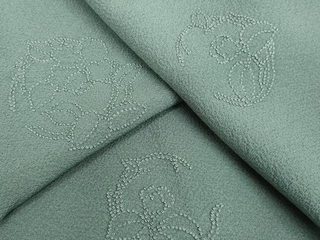 Irotome - 平和屋着物●中国三大刺繍　相良刺繍　総刺繍　豪華色留袖　草花丸文　藍鼠色　正絹　逸品　DAAV8760tw