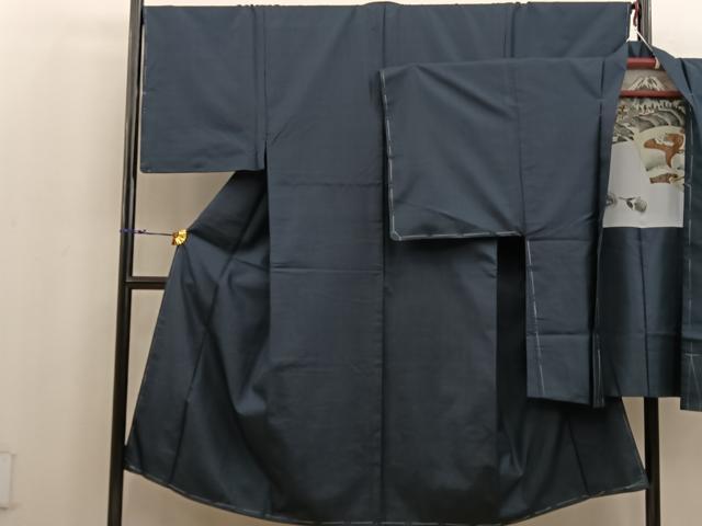 平和屋着物●男性 本場大島紬 アンサンブル 100亀甲 総詰め 正絹 逸品 未使用 BAAU4429mz