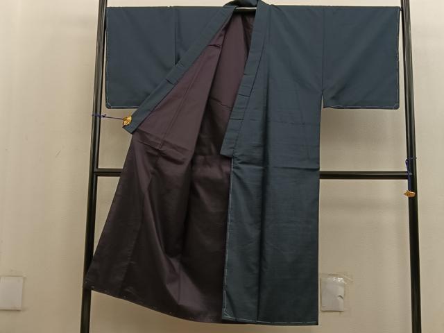 平和屋着物●男性　本場大島紬　アンサンブル　100亀甲　総詰め　正絹　逸品　未使用　BAAU4429mz