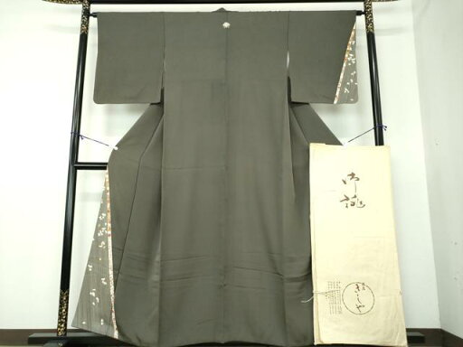 平和屋着物●銀座きしや 訪問着 駒刺繍 吉祥花文 金彩 たとう紙付き 正絹 逸品 DAAU5257ps 平和屋着物●銀座きしや 訪問着 駒刺繍 吉祥花文 金彩 たとう紙付き 正絹 逸品 DAAU5257ps