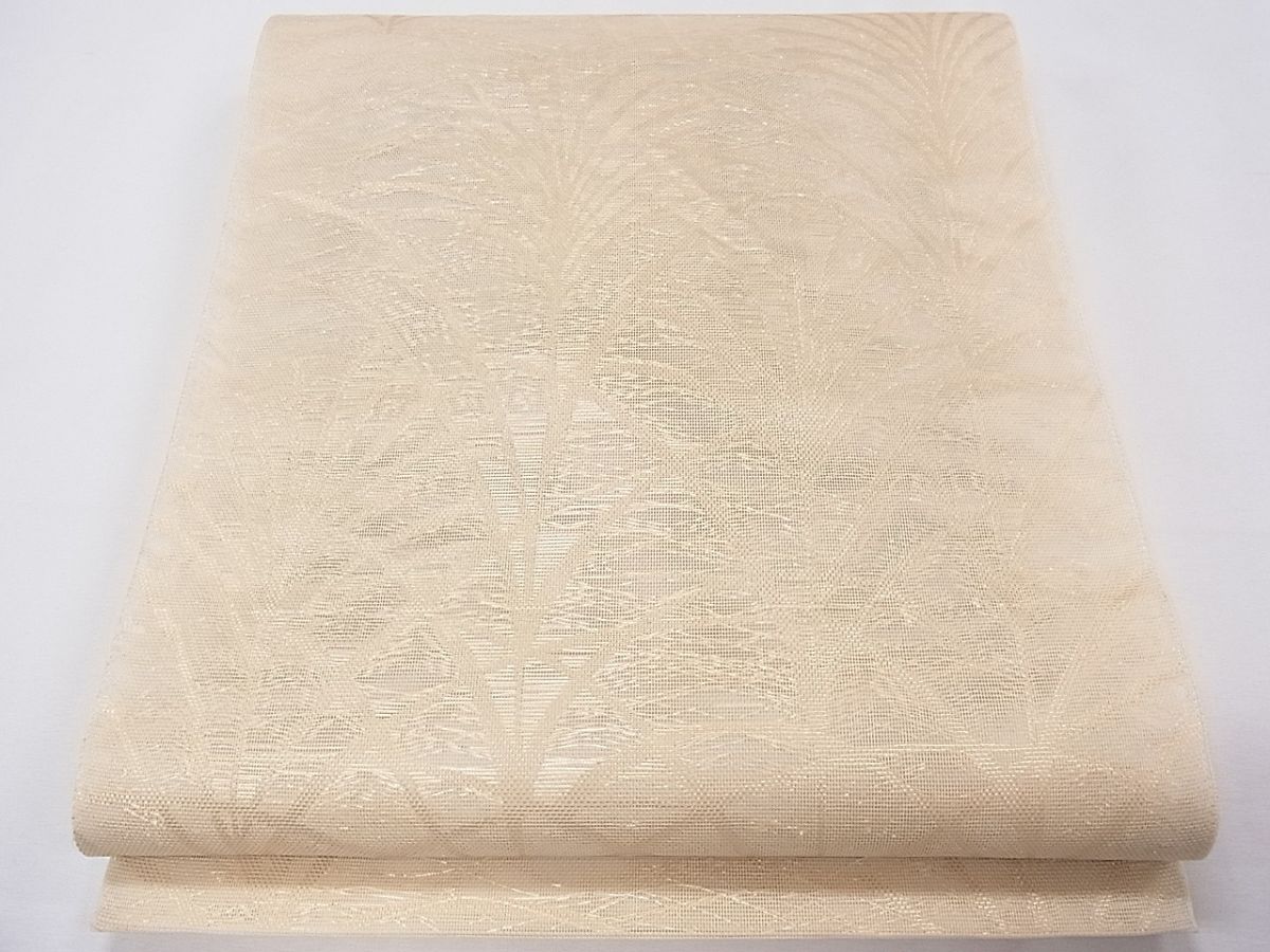 平和屋着物■夏物　六通柄袋帯　草木文　金糸　逸品　CAAG0567fb