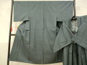 平和屋着物■男性 本場大島紬 アンサンブル 100亀甲 総詰め 正絹 逸品 AAAT1416fw