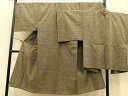 平和屋着物●男性 紬 アンサンブル 霞文 正絹 逸品 BAAO1969pk