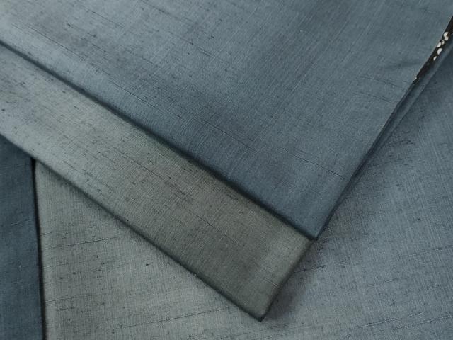 平和屋着物●上質な紬　霞文　正絹　逸品　CAAU2237yc