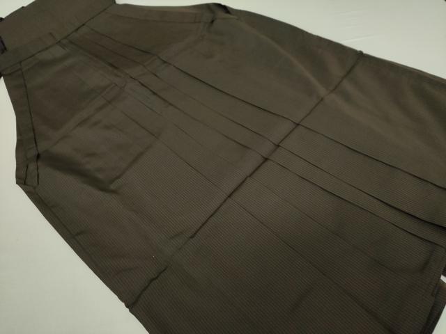 平和屋着物●男性 馬乗袴 縞 正絹 逸品 DAAM8102ps