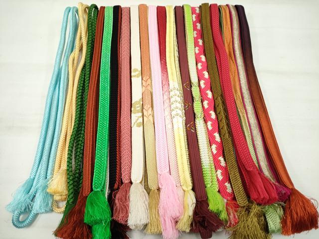 平和屋着物●和装小物　帯締め20本　高麗組　冠組　笹浪組　奈良組　金銀糸　逸品　DAAP5149by...