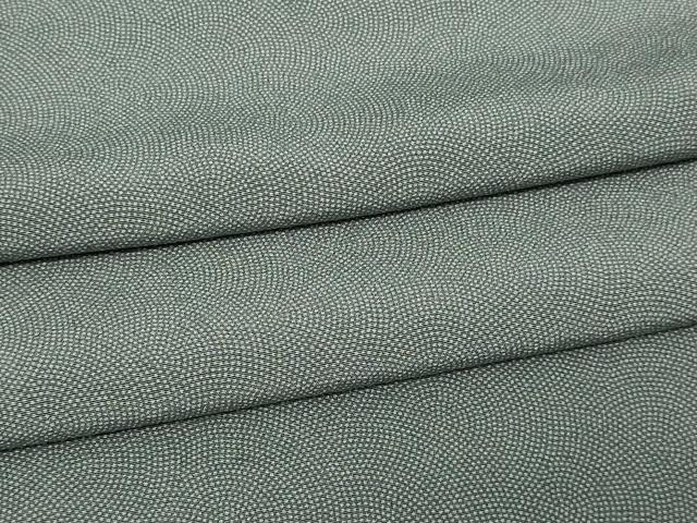 平和屋着物▽江戸小紋 単衣 鮫小紋柄 灰色 ロング丈 正絹 逸品 DAAW9214sf