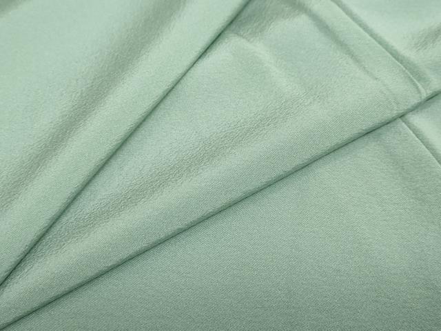 Kimono - 平和屋着物●上質な色無地　山葵色　正絹　逸品　未使用　DABC2960ud