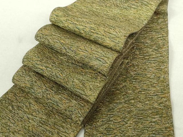 平和屋着物●本場筑前博多織 男性 角帯 霞文 正絹 逸品 DAAT0269ob