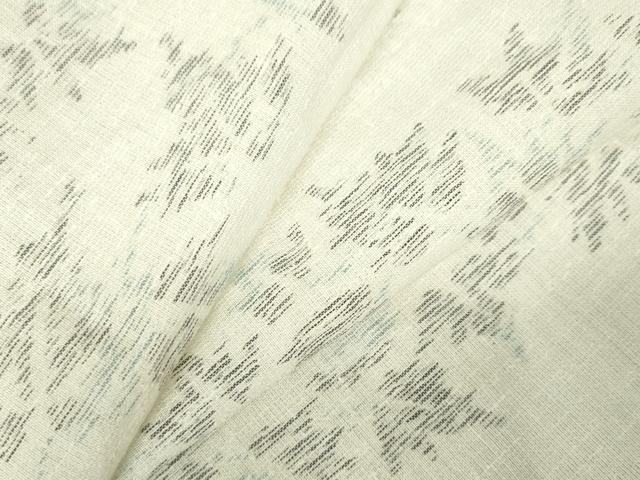 平和屋着物＊夏物　小紋　草花　DAAW0282op