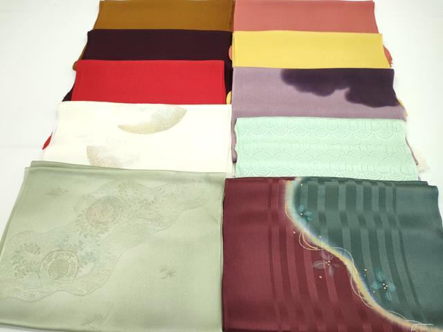 平和屋着物★和装小物　帯揚げ10枚セット　正絹　逸品　CAAZ6373ju