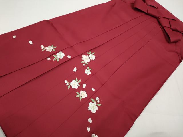 平和屋着物●女性　行灯袴　総刺繍　舞桜文　金糸　洗える着物　CABC2271ut