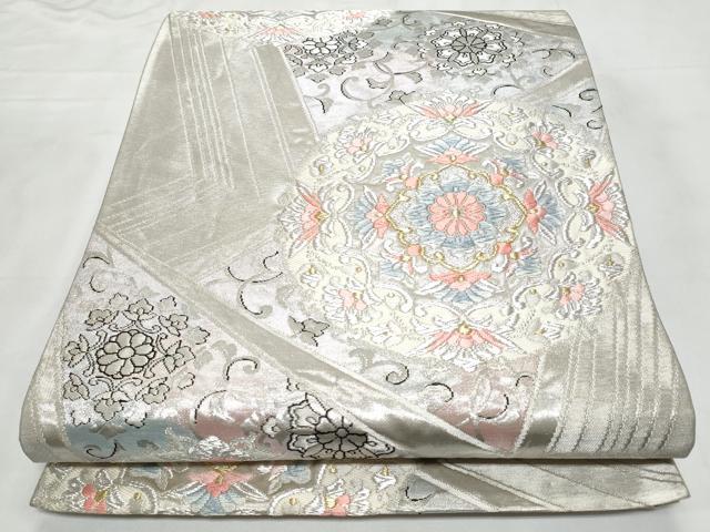 Other - 平和屋着物◎六通柄袋帯　唐織　正倉院花文　金銀糸　正絹　逸品　CABC8838fb